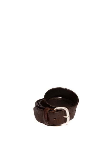 dark brown leather belt ITALIAN BELTS | 2017PELLE-MORO